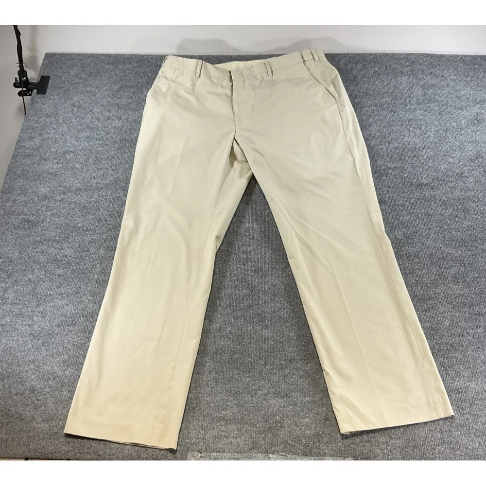 Orvis Pants Mens 40 Khaki Chino Casual Dress Travel Outdoor Lightweight Comfort